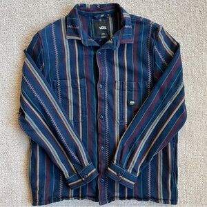 NWOT Vans Striped Heavyweight Shacket